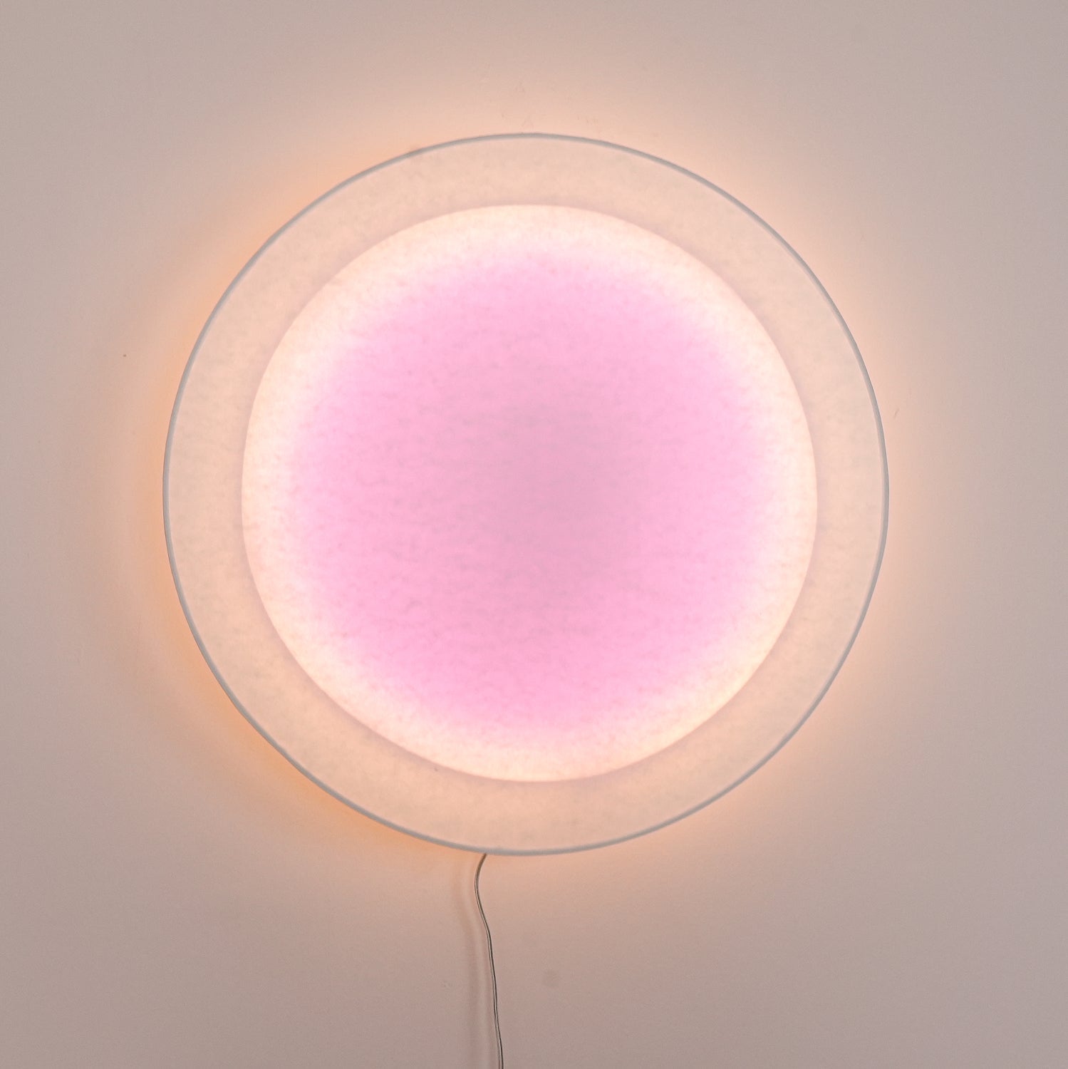 Modern Simple Plug-In Round Wall Lamp