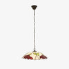 TF Botanica Floral Glass Pendant Light – Vintage Pendant Fixture for Open Plan Spaces