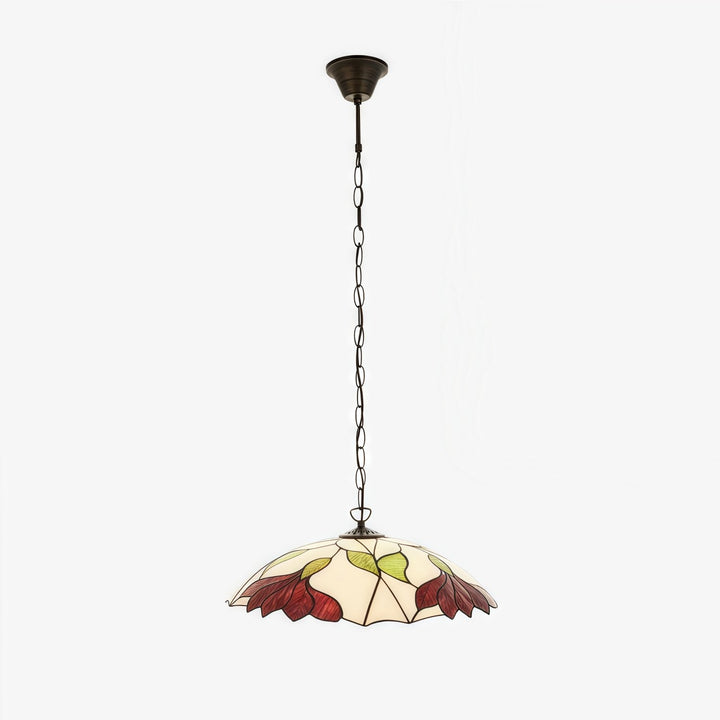 TF Botanica Floral Glass Pendant Light – Vintage Pendant Fixture for Open Plan Spaces