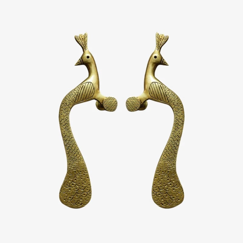 Handcrafted Brass Animal Door Handles 28