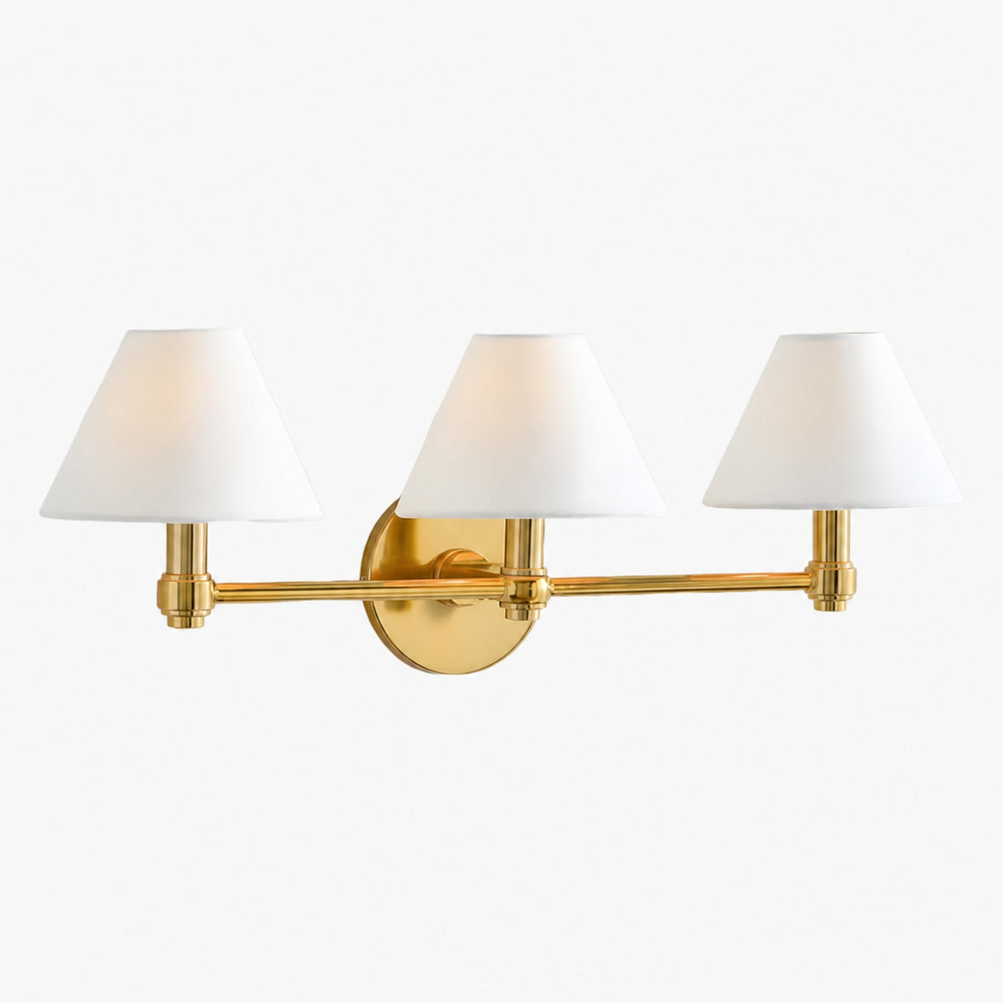 Roven Metal Wall Sconce – Sleek Metal Single or Triple Sconce for Vanity or Bathroom