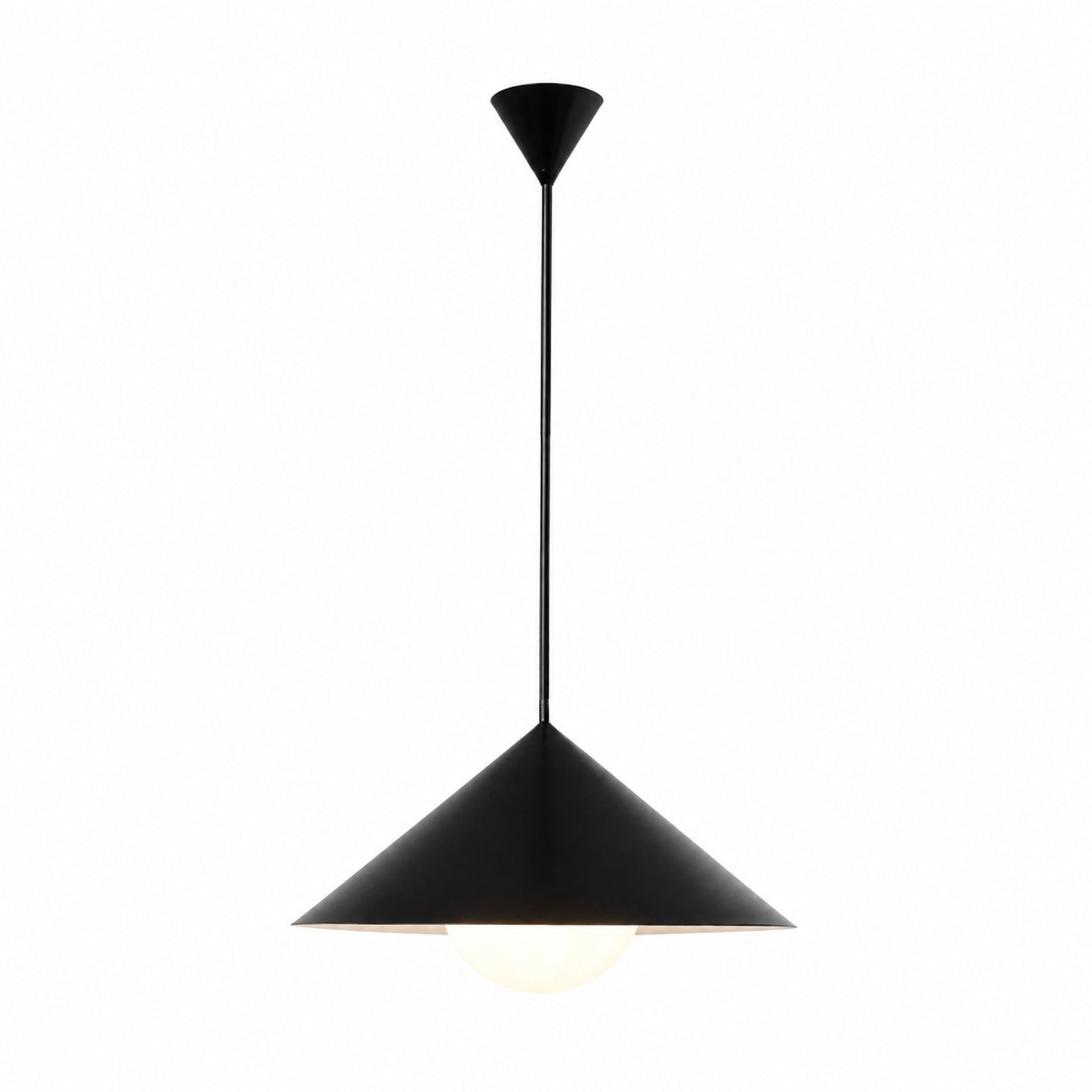 Brivana Adjustable Pendant – Cone Shade Light for Kitchen or Dining