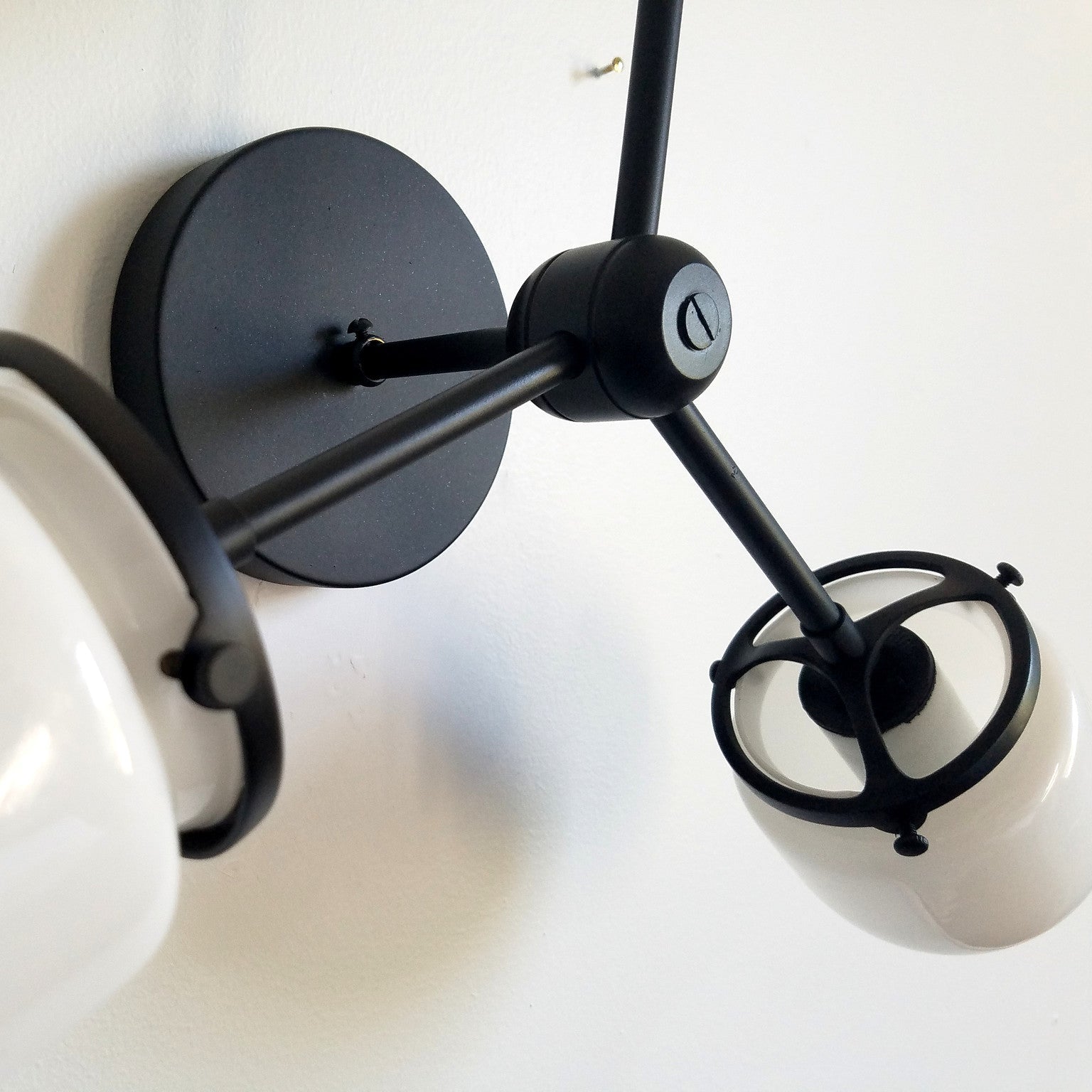 Glass Tube Light Fixture With Modern Metal Finishes For Wall & Ceiling