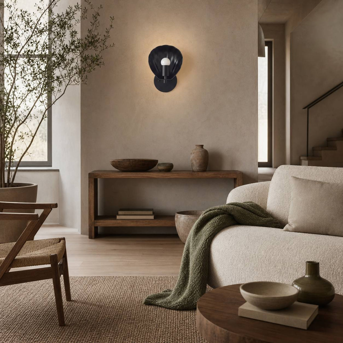Ornato Luxe Deco Brass Wall Light - Multiple Finishes Available