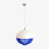 Afterglow Modern Layered Acrylic Sunset Pendant Light for Living Room and Bedroom