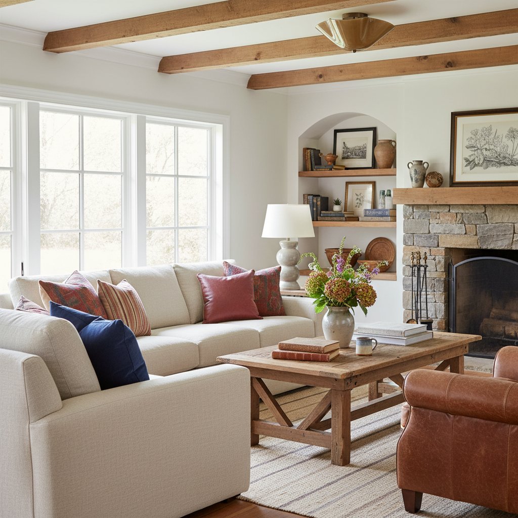 Bellina Glass Flush Mount Ceiling Light - Brass Accent Modern Fixture