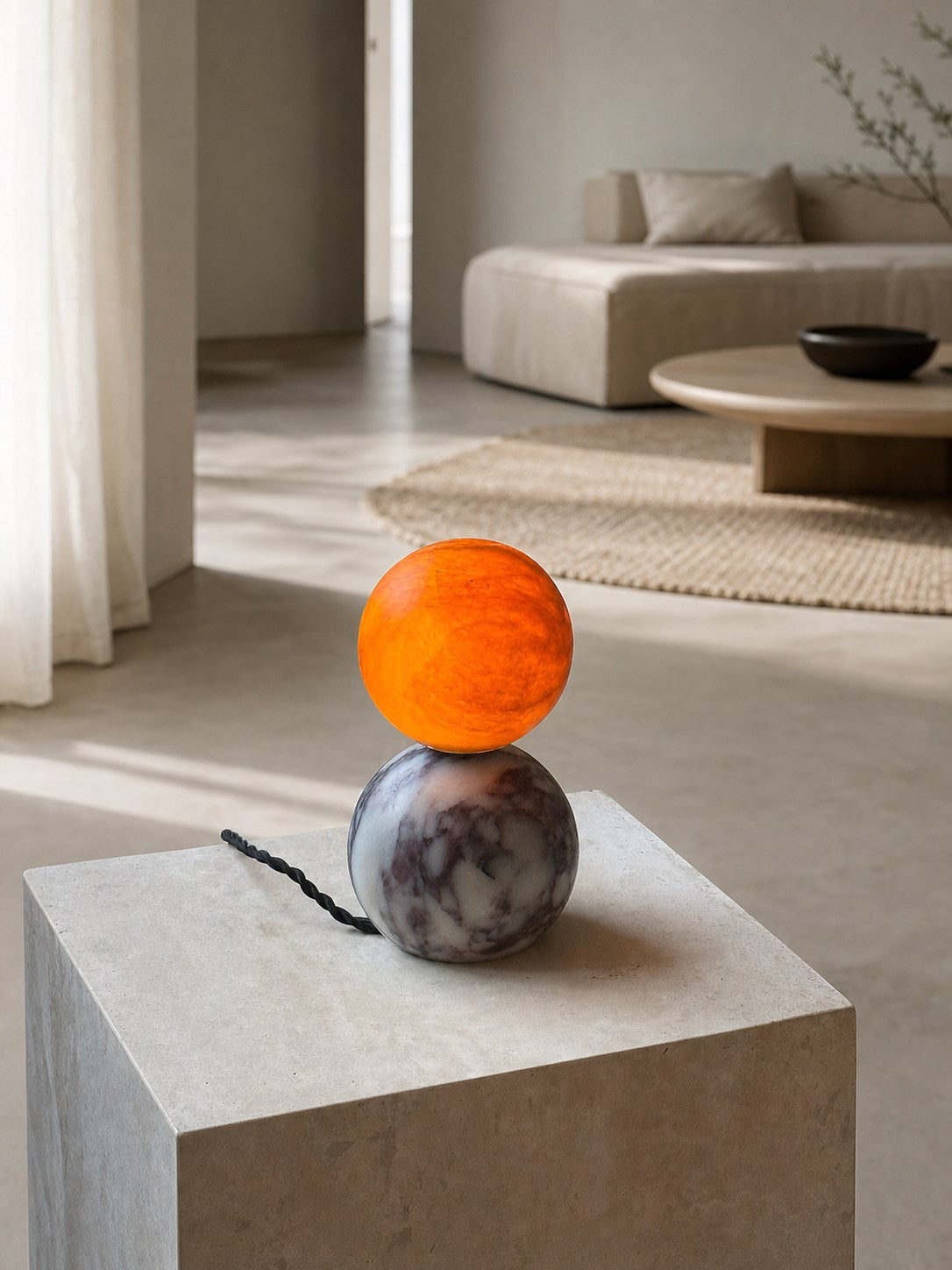Lucide Marble Table Lamp