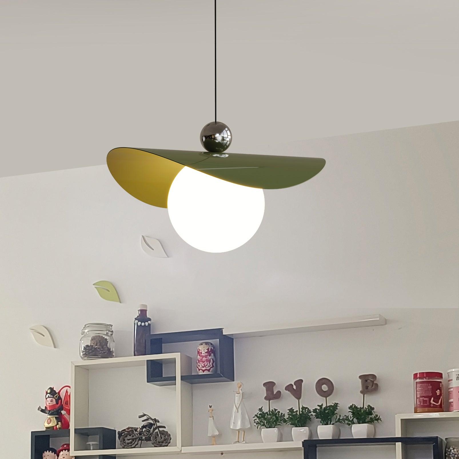 Simple Adjustable Metal Swing Arm Pendant Lamp
