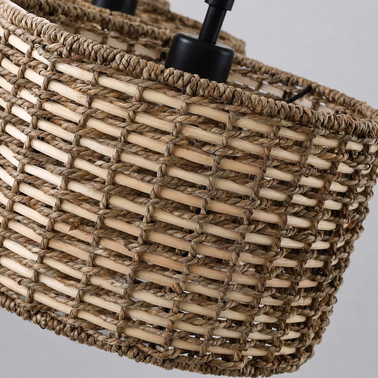 Ravelo Rustic Drum Pendant Light with Sculptural Metal Design for Dining and Living Spaces