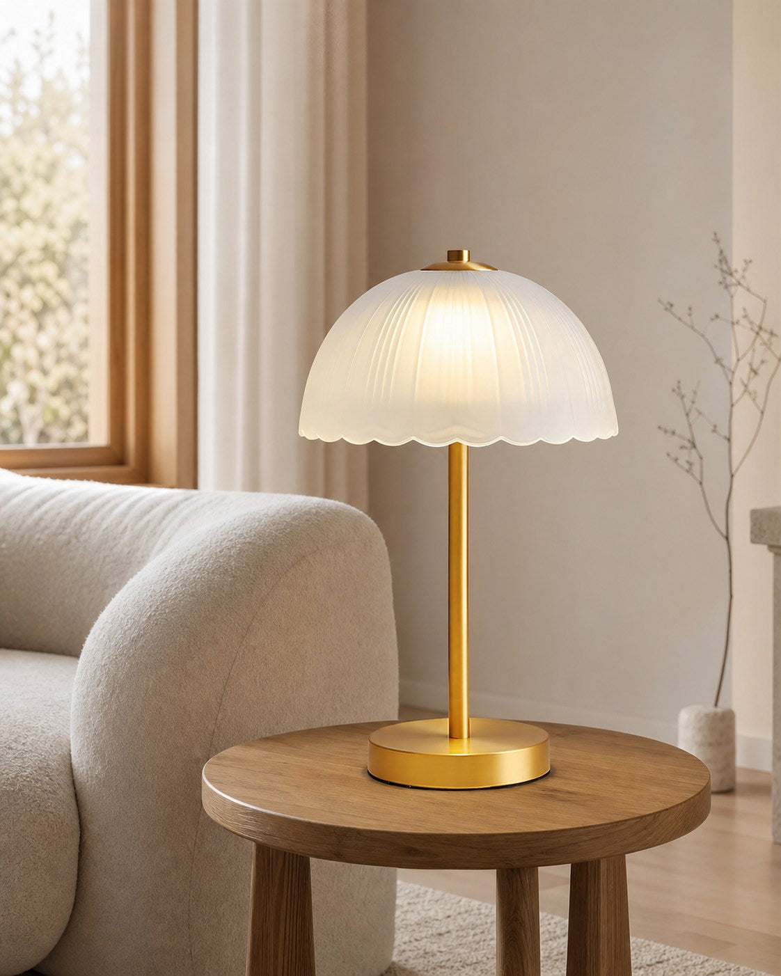 Small Umbrella Table Lamp