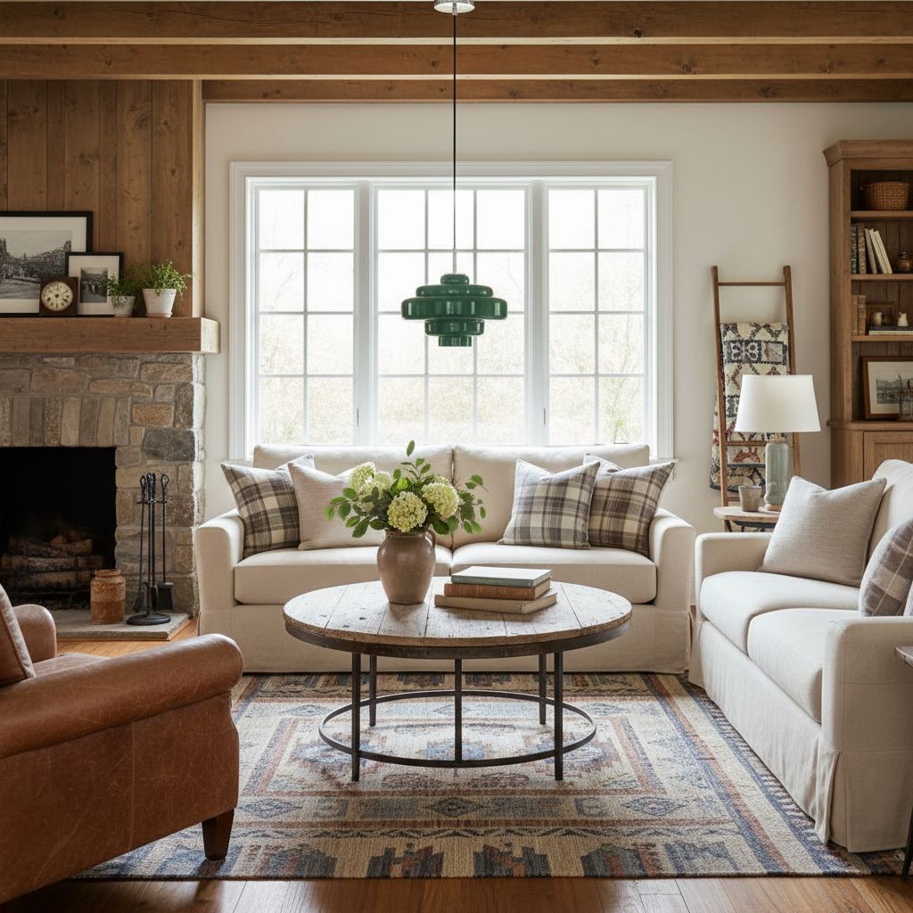 Koloro Elegant Retro Glass Pendant Light – Adjustable Length for Living Room & Hallway