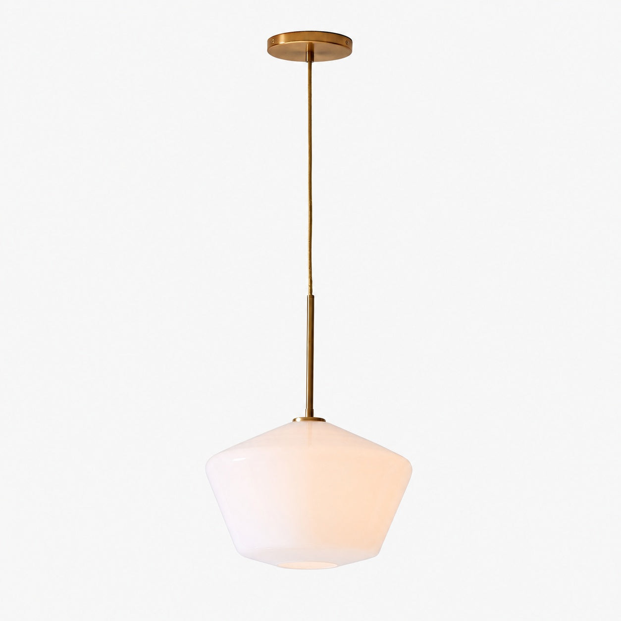 Merin Transparent Glass Sculpture Geometric Chandelier