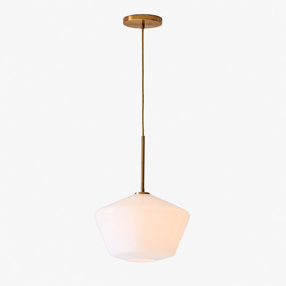 Merin Transparent Glass Sculpture Geometric Chandelier