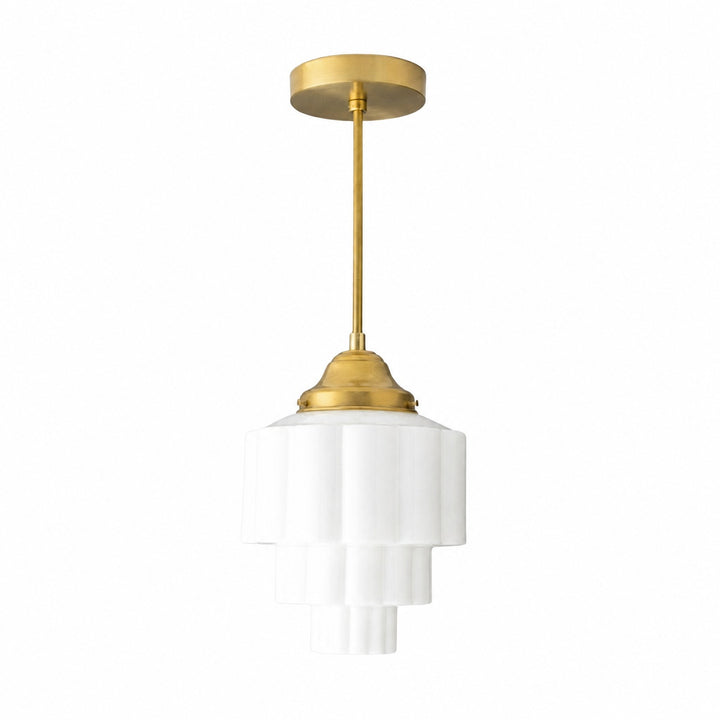 Geotower Glass Pendant Light - Elegant Home Lighting