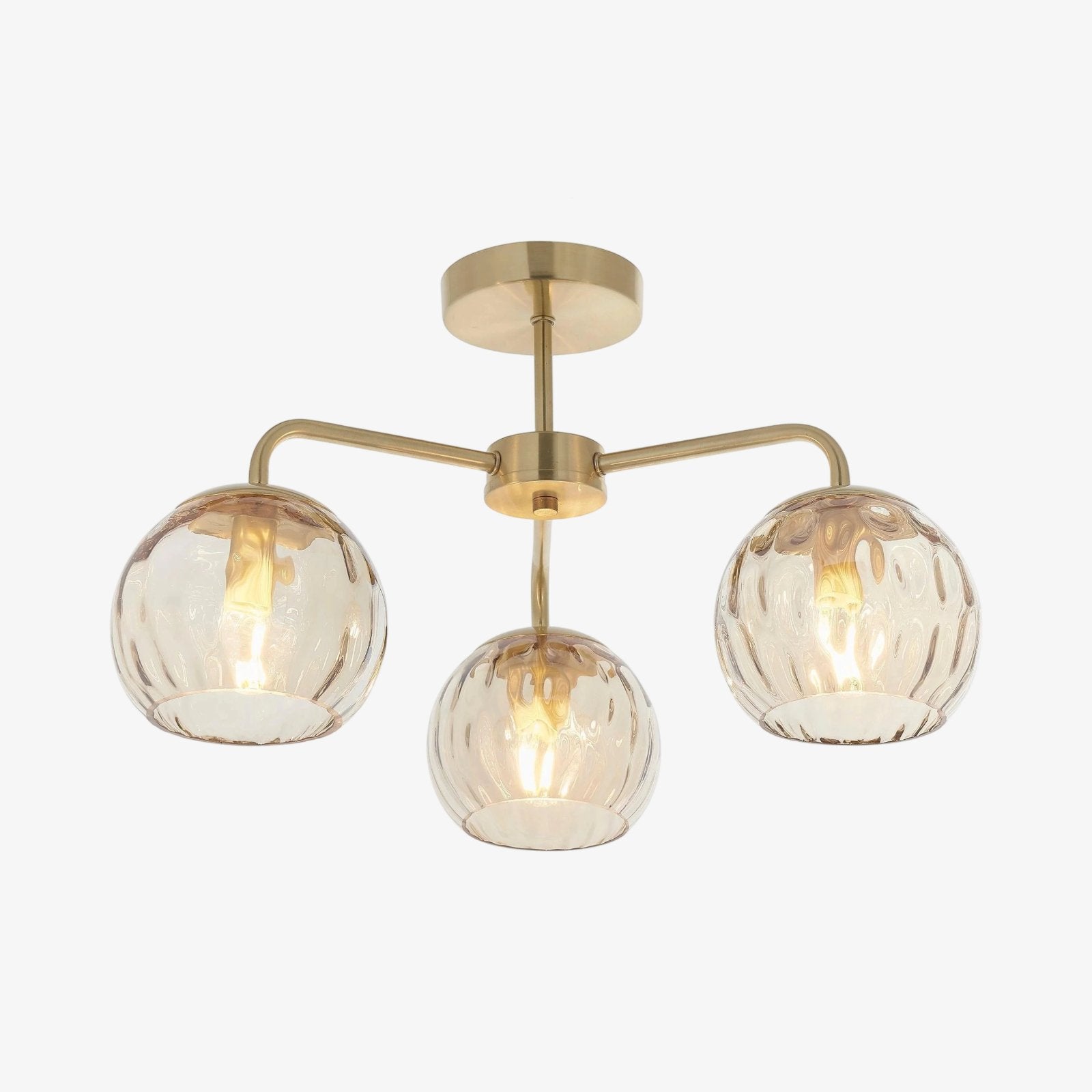 Tracian Glass Mid-Century Modern Globe Pendant Light for Dining Room