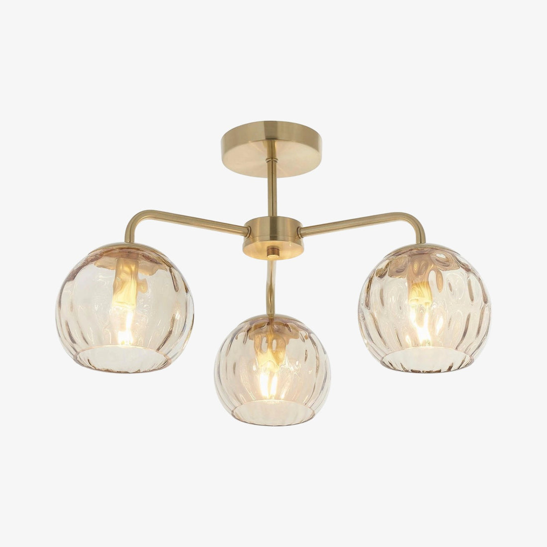 Tracian Glass Mid-Century Modern Globe Pendant Light for Dining Room