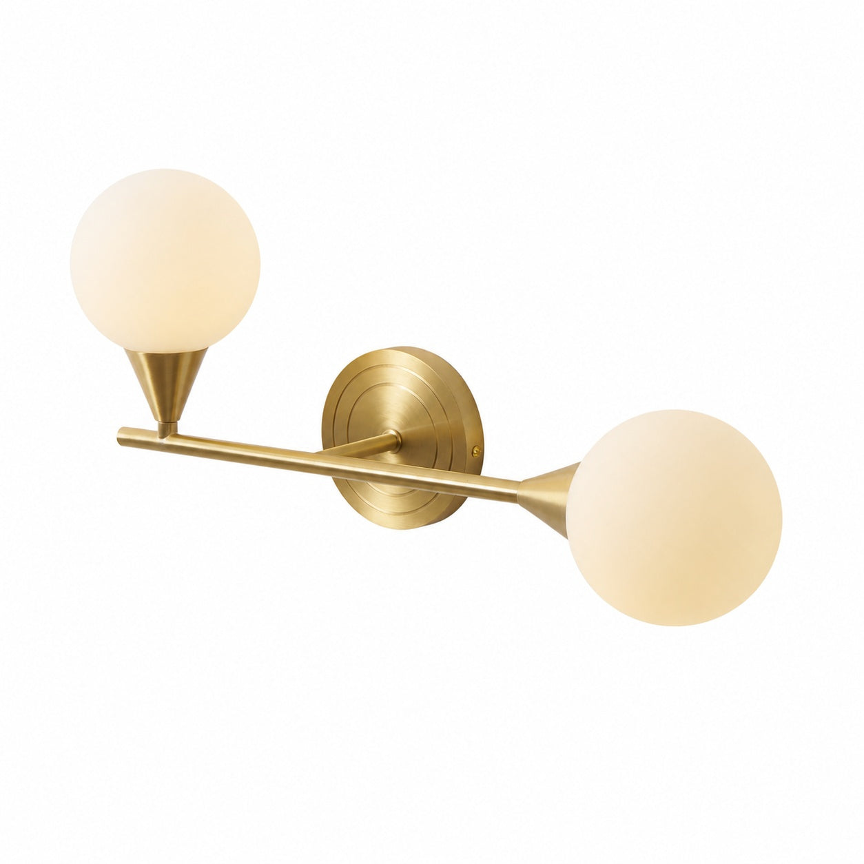 Holten Brass Armed Sconce