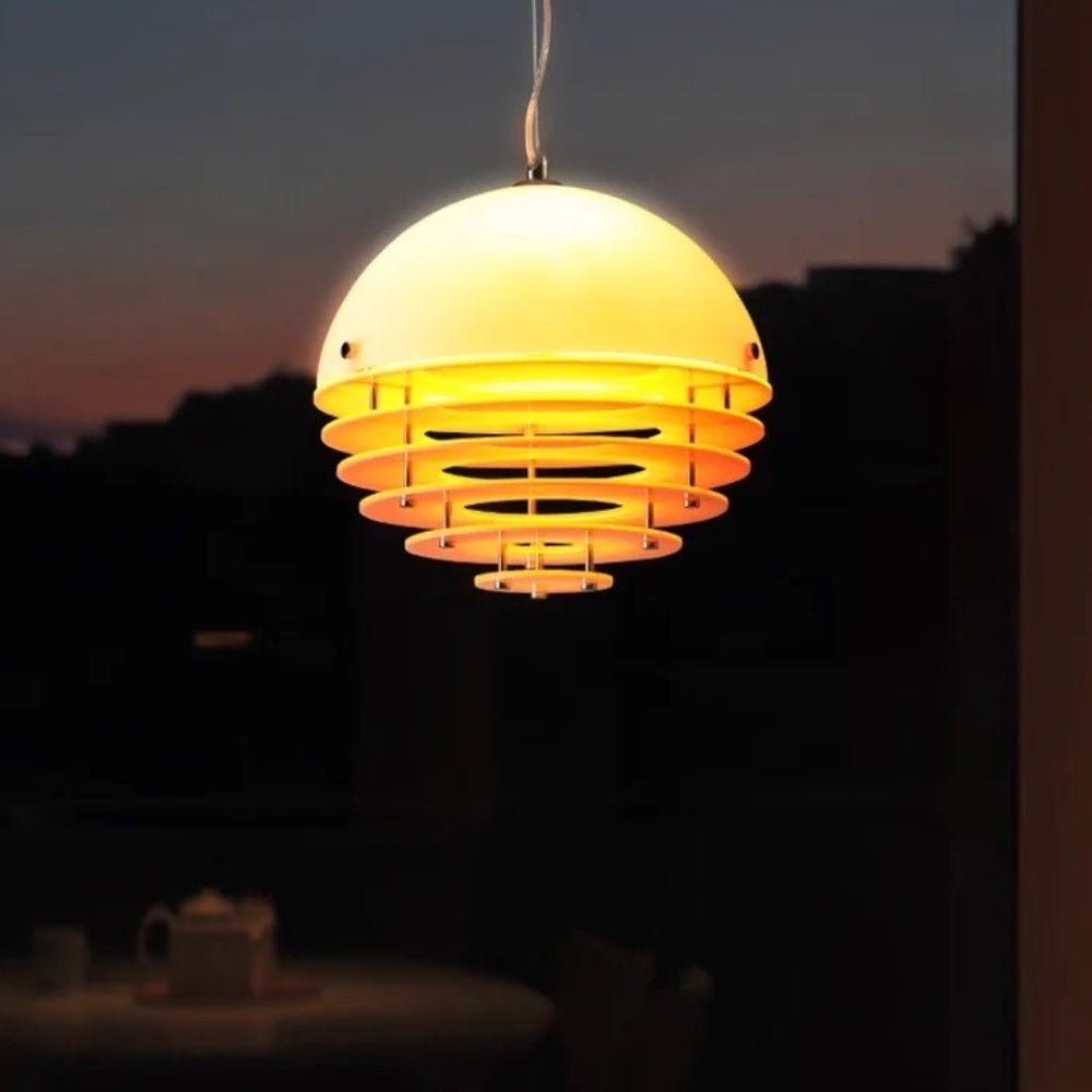 Modern Sunset Pendant – Orange & Blue Mood Light For Any Room