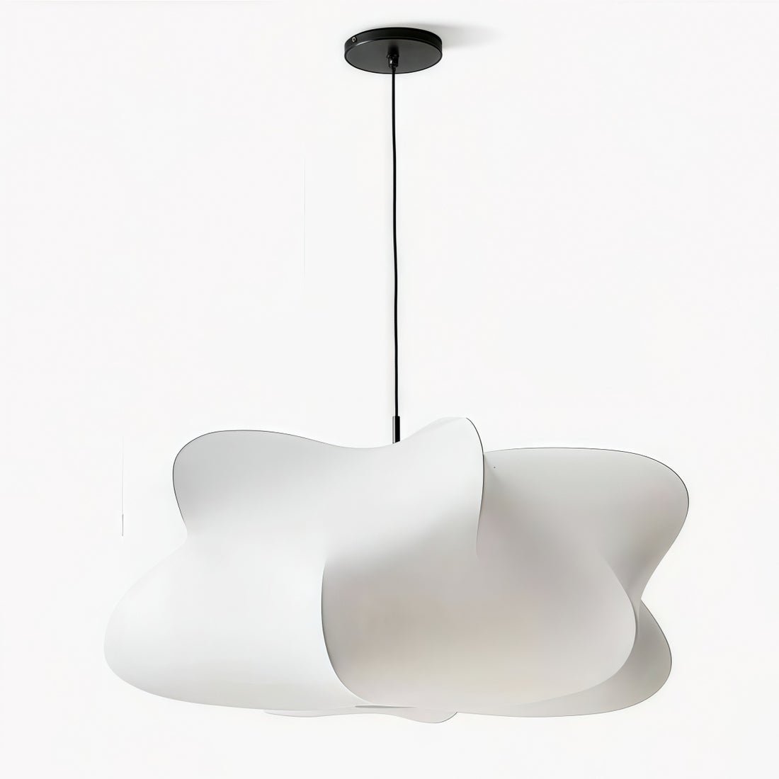 Modern Cirrus Cocoon Pendant Light – Silk Cloud Lamp in Wabi Sabi Style