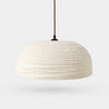 Gathered Fabric Pendant Lamp with Botanical Pattern Option
