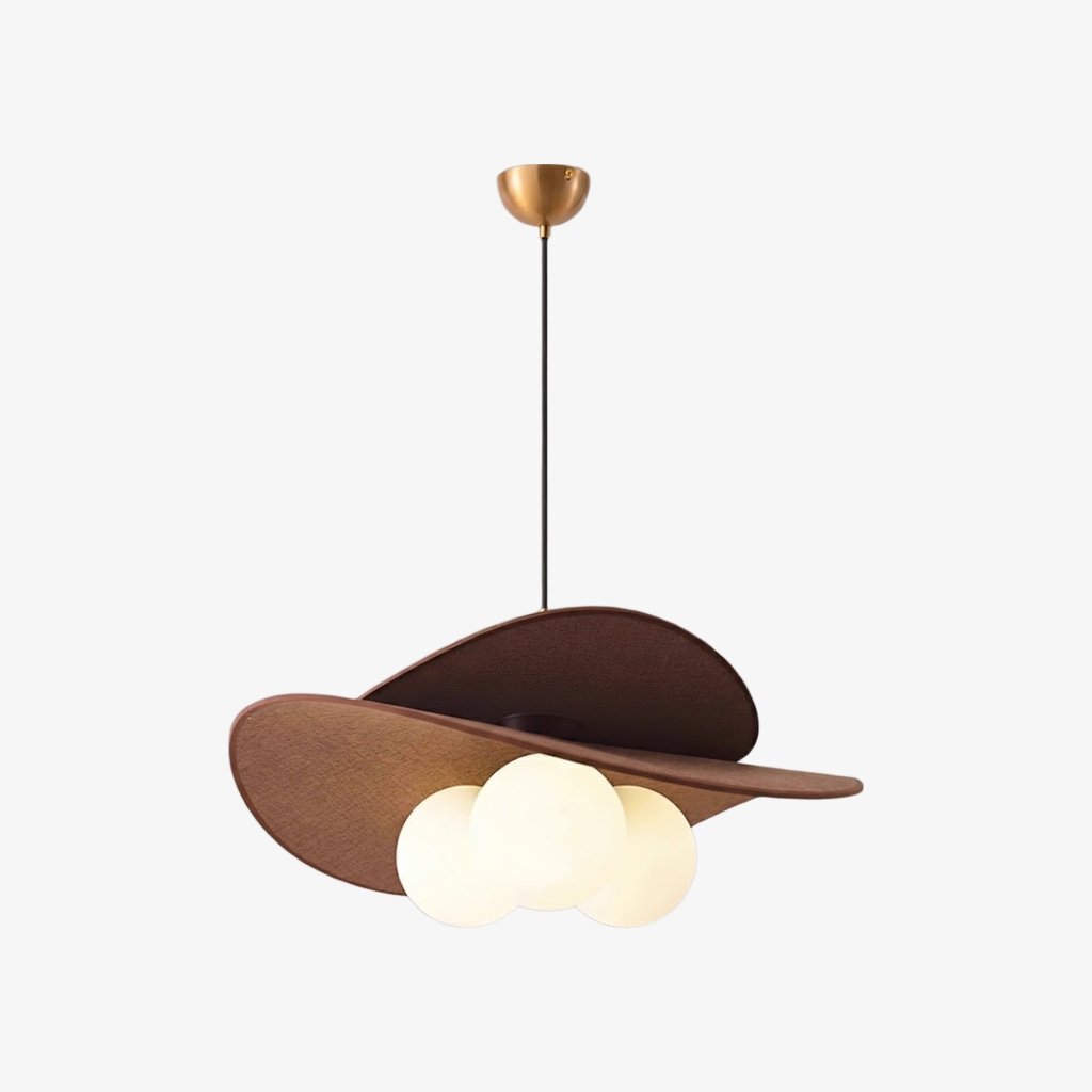 Orrise Blooming Petal Chandelier - Modern Metal and Wood for Living Rooms and Dining Rooms