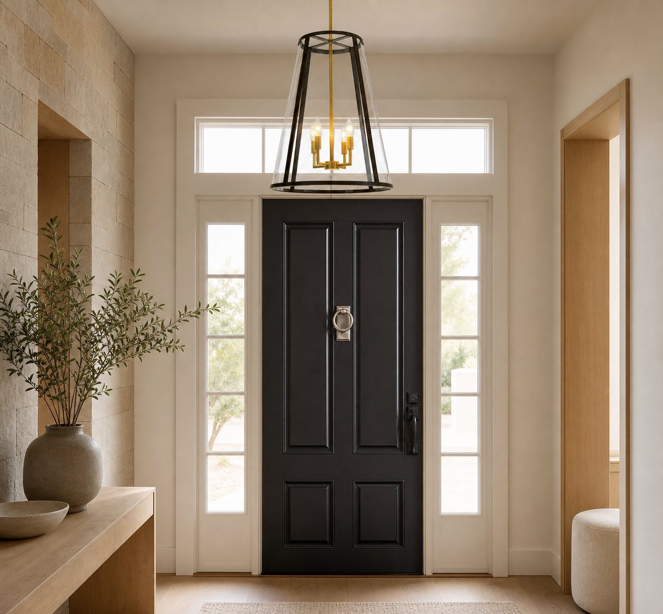 Ferrix Industrial Iron Outdoor Wall Lamp - Lighting Stylish Exterior Glass Lighting
