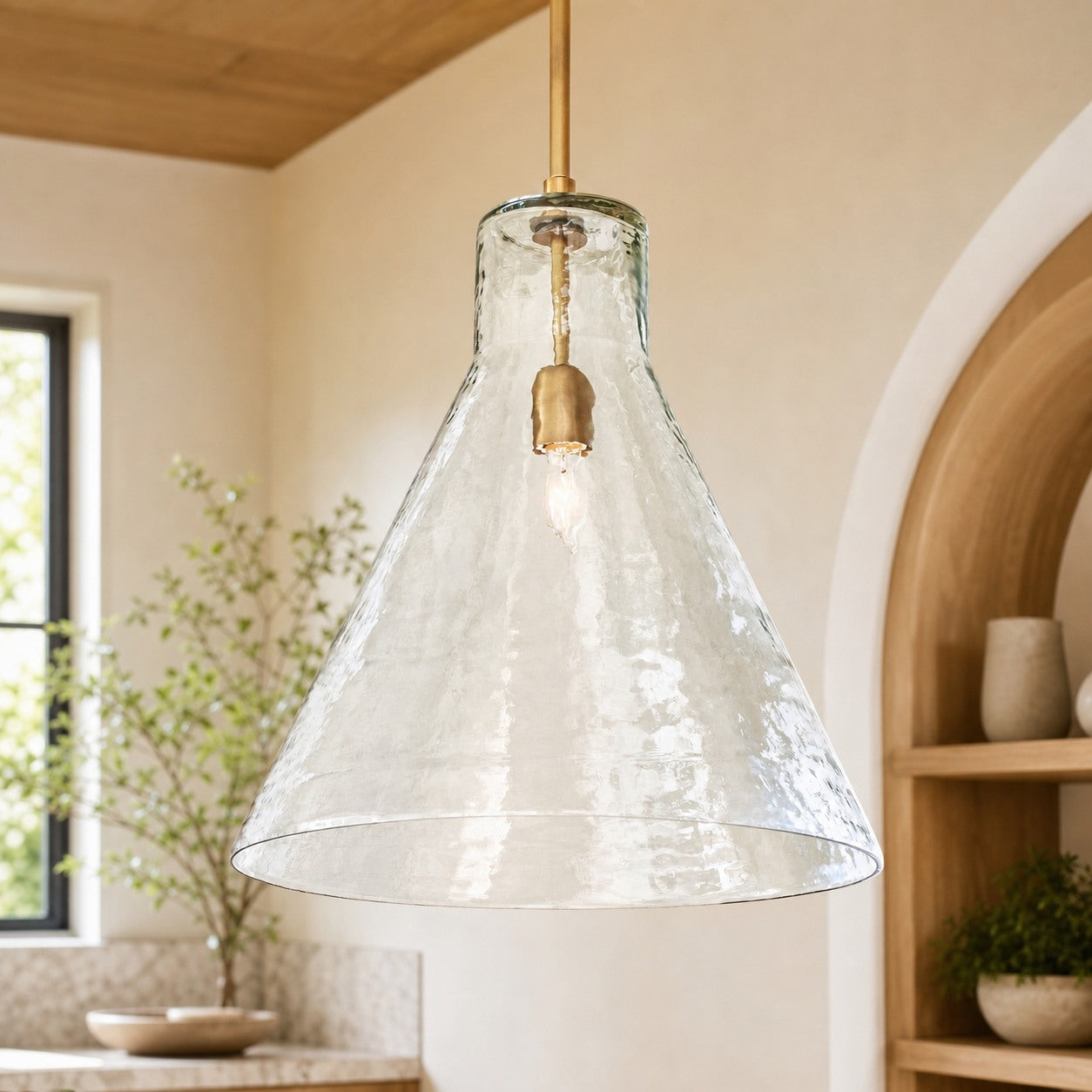 Glavira Recycled Glass Pendant Collection - Modern Kitchen Lighting