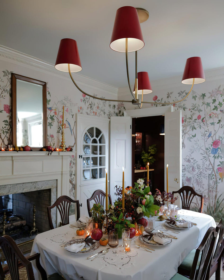 Minimalist Two-Tone Design Chandelier