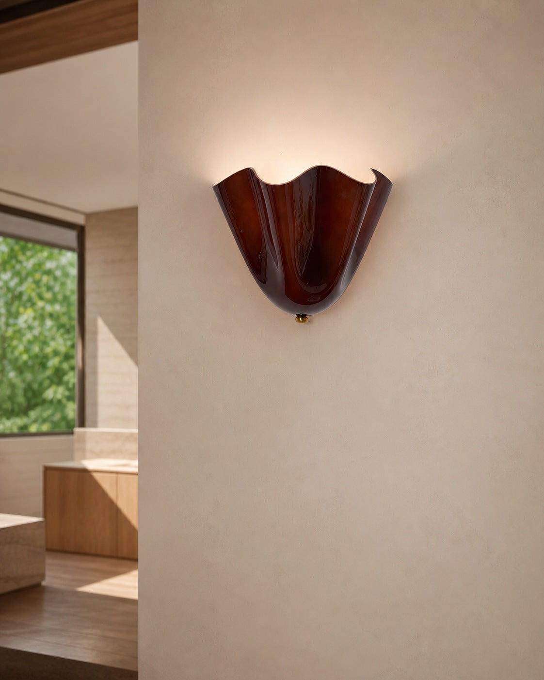 Bellina Modern Wall Light - Artisanal Glass Vera Lamp for Interior Decor