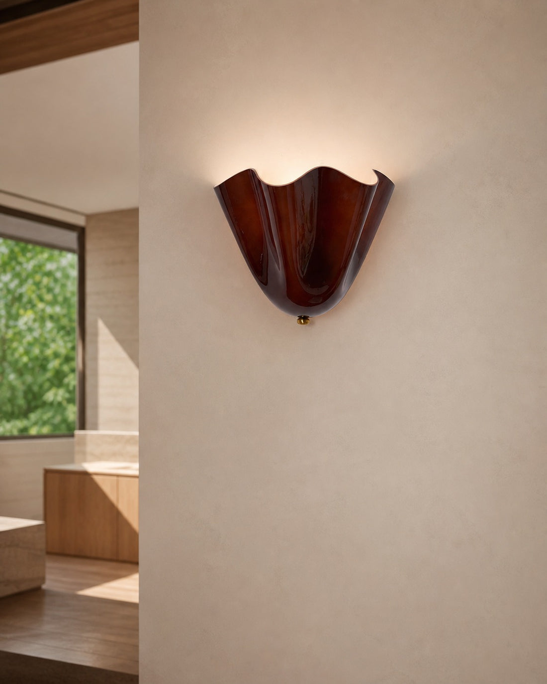 Bellina Modern Wall Light - Artisanal Glass Vera Lamp for Interior Decor