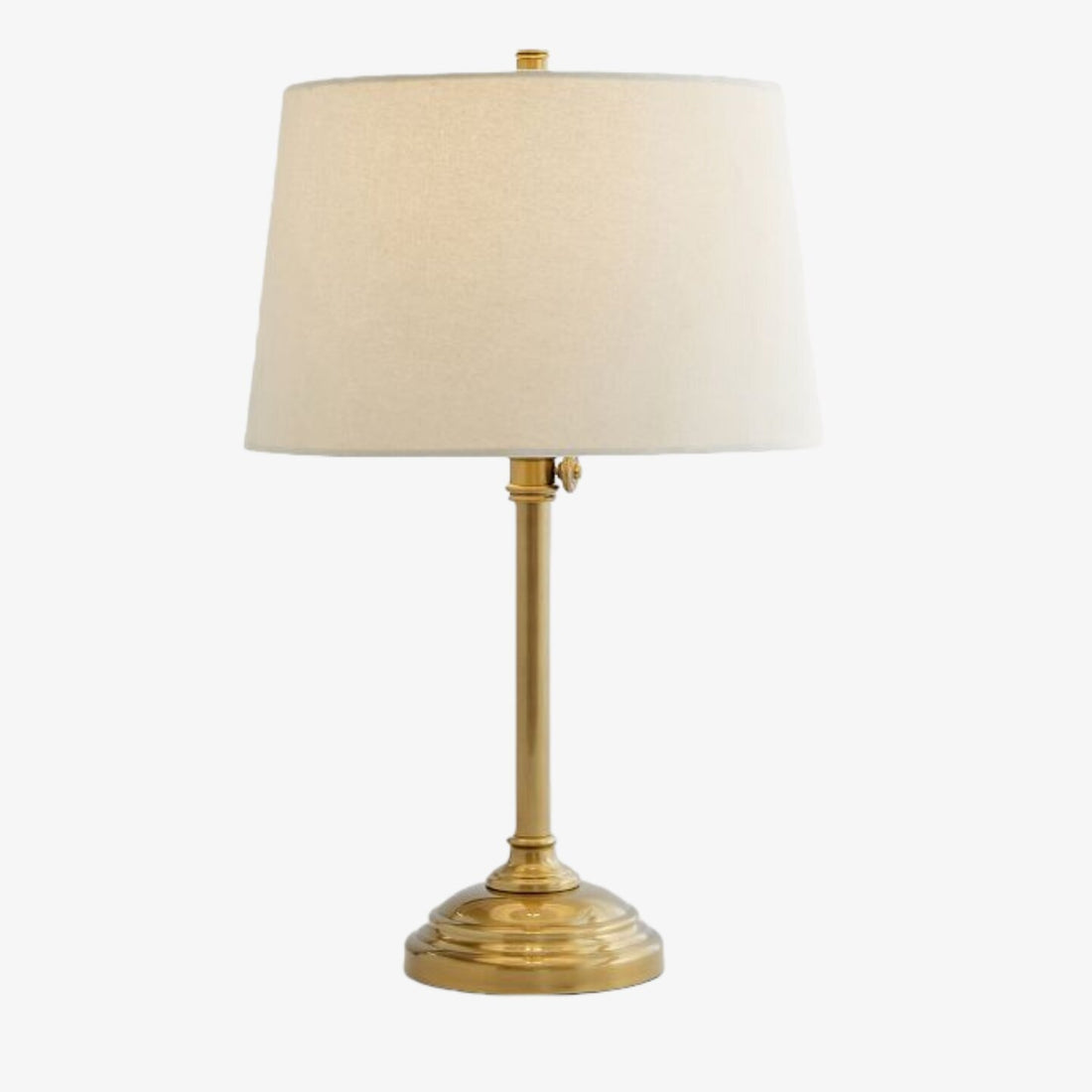 Nera USB Table Lamp - Adjustable Height Sleek Metal Modern Lamp for Office and Living Room