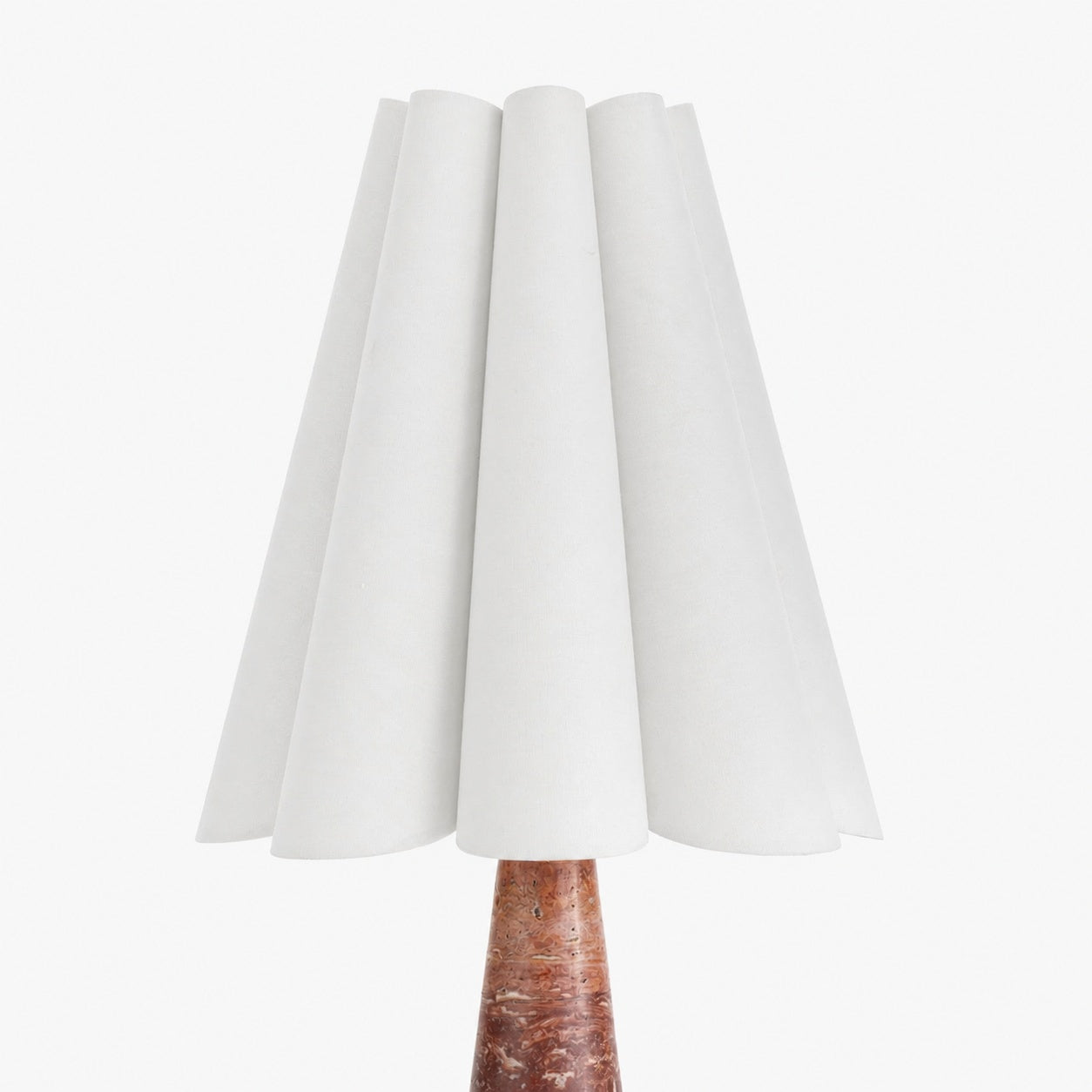 Shadon Marble Pleated Table Lamp