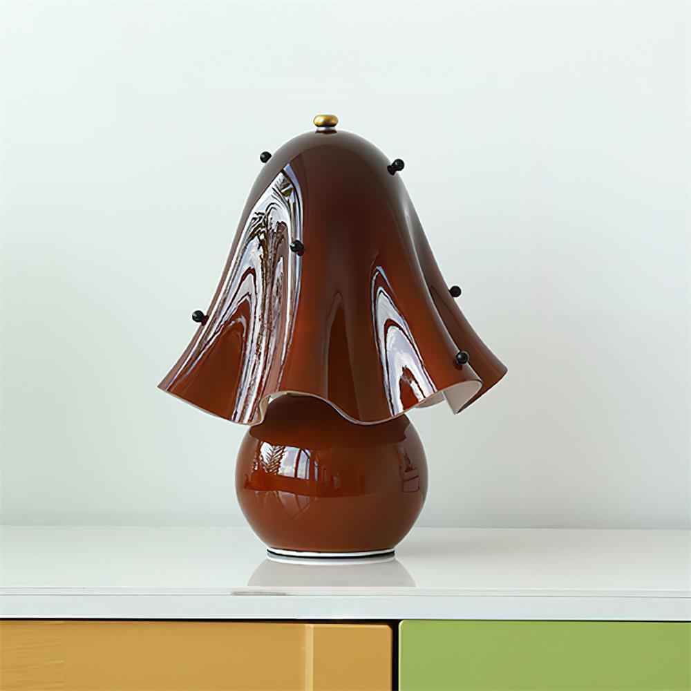 Bellina Decorative Table Lamp - Sculptural Bell Flower Shape