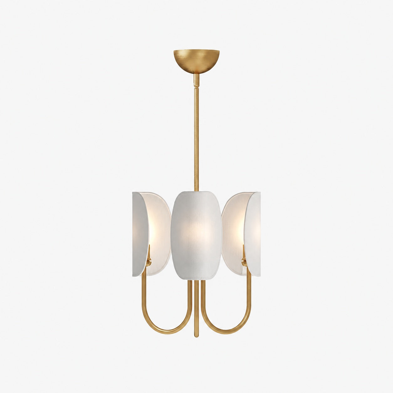 Leaf Brass Chandelier