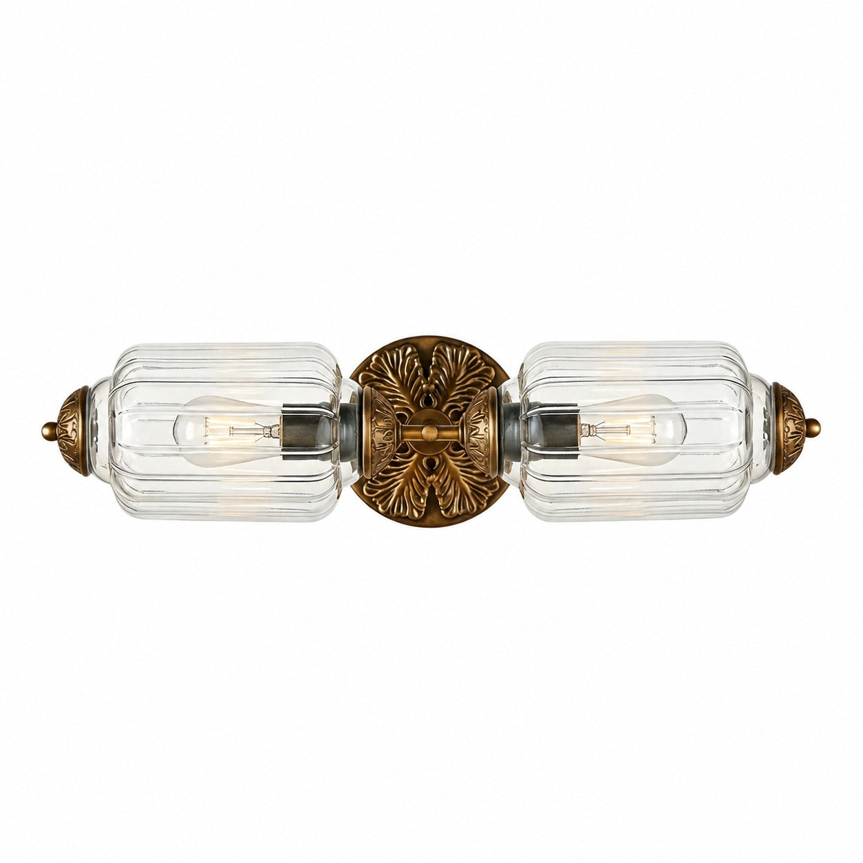 Eloise Brass Wall Sconce – Elegant Milk Glass Vintage Lighting