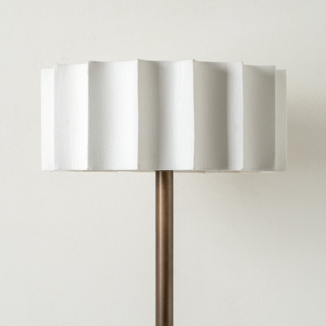 Cavilon Modern Floor Lamp - Slim Profile and Soft Fabric Shade Contemporary Floor Light