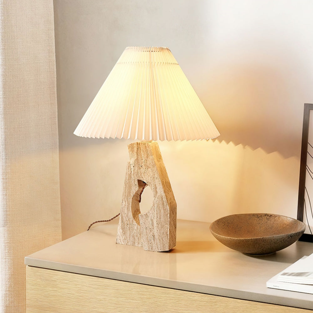 Modern Artistic Stone Pillar Table Lamp