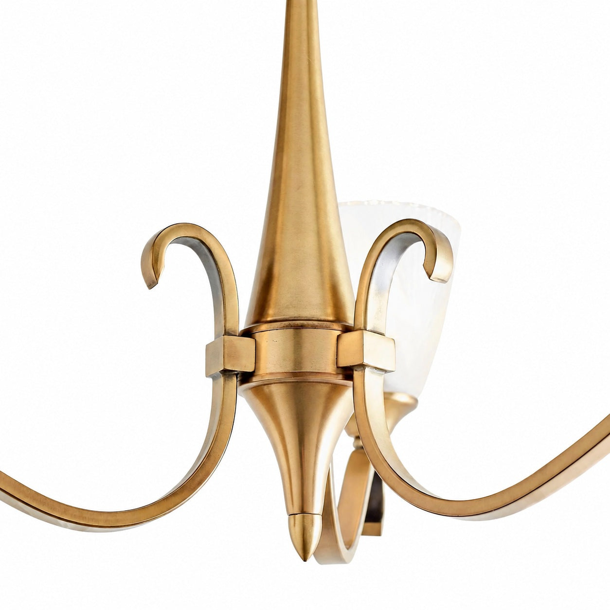 Lunetal Multi-Light Chandelier Crystal Accents Brass Finish - Modern Luxury for Dining Room and Living Room