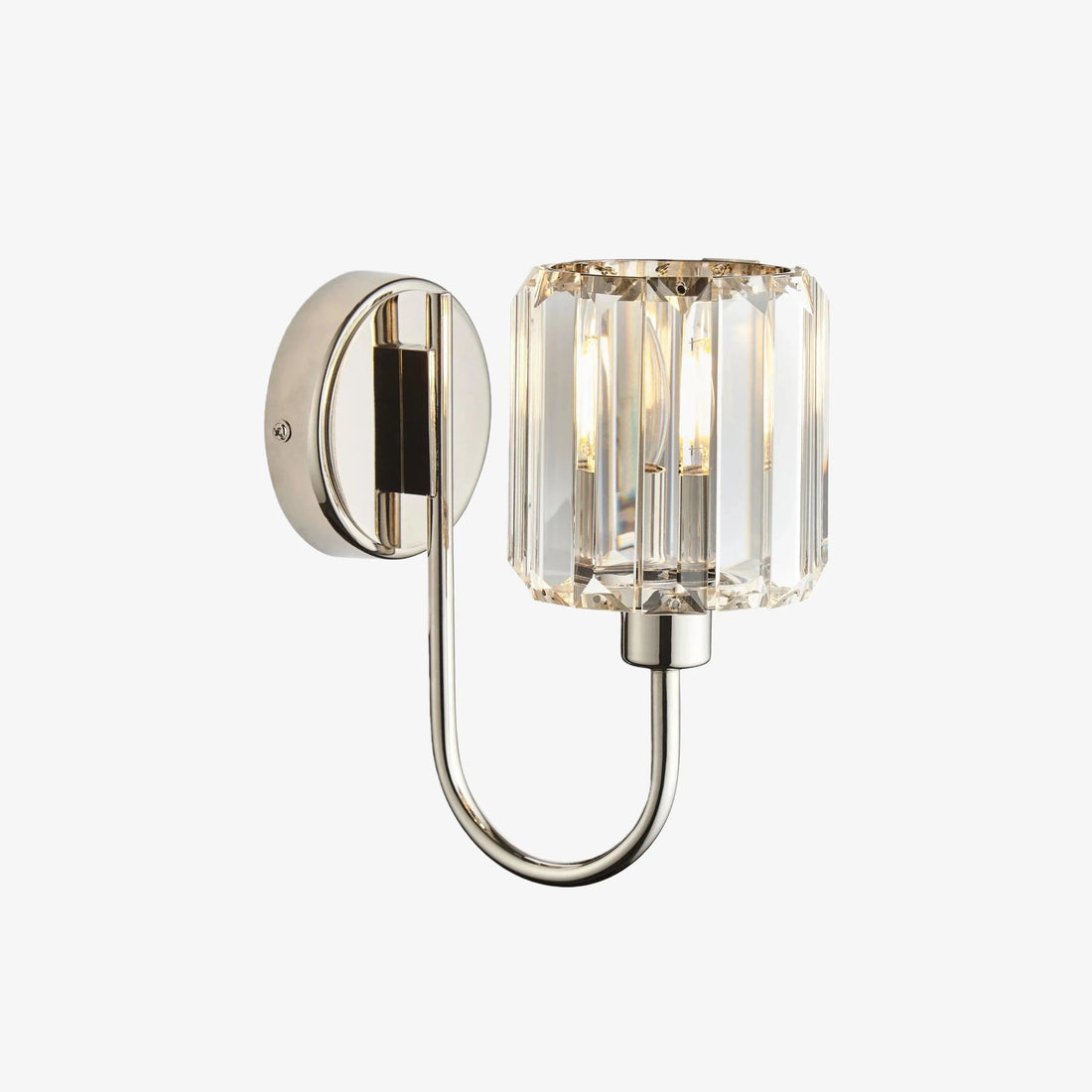Tracian Wall Mount Sconce with Cut-Glass Shade – Timeless Lighting for Entryways and Living Areas