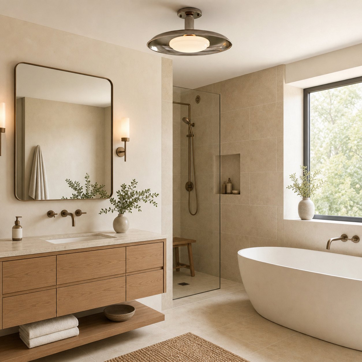Pot-Lid Style Flat-Panel Ceiling Light