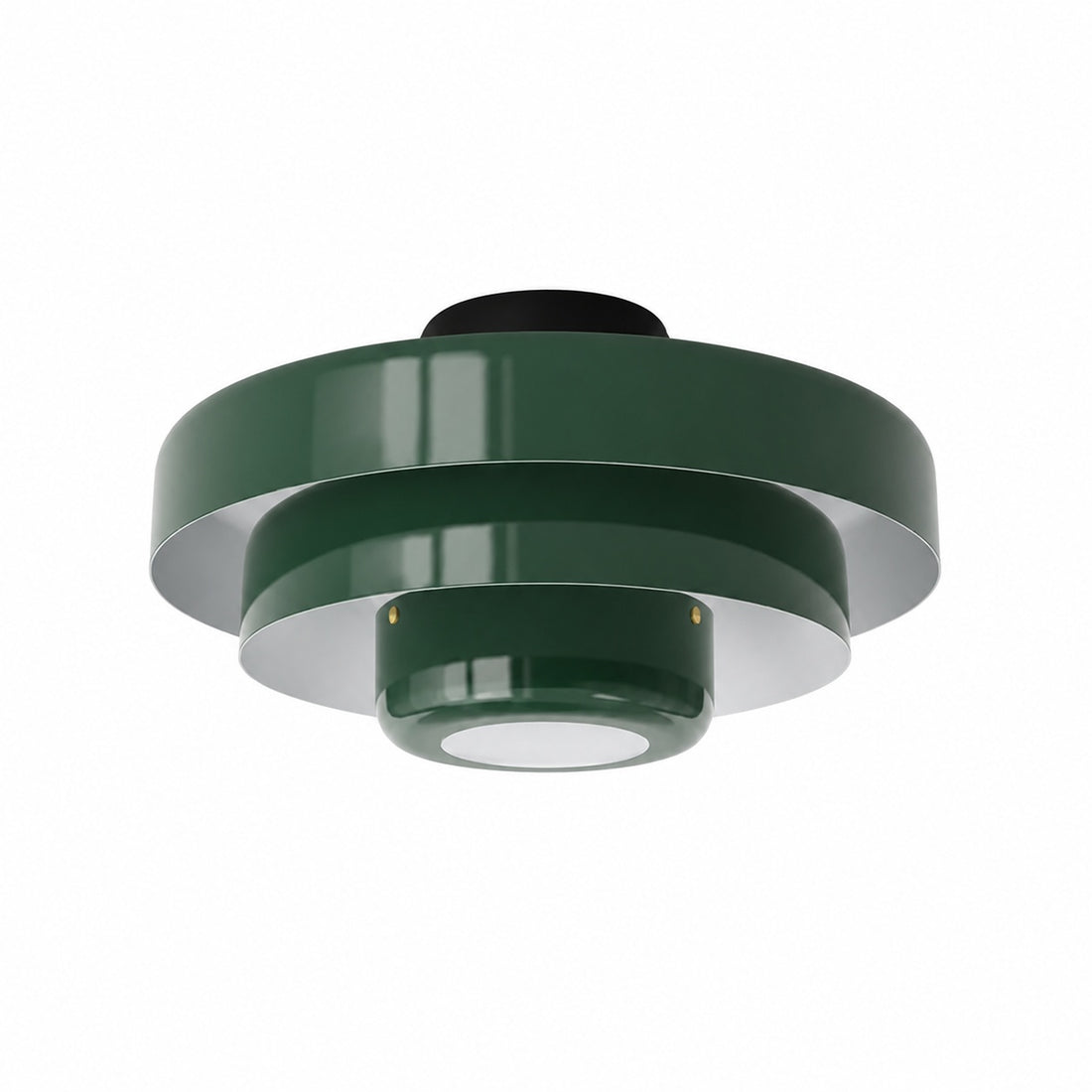 Veleora Bauhaus Three-Tier Colorful Round Macaron Ceiling Lamp - Modern Metal Design for Living Rooms