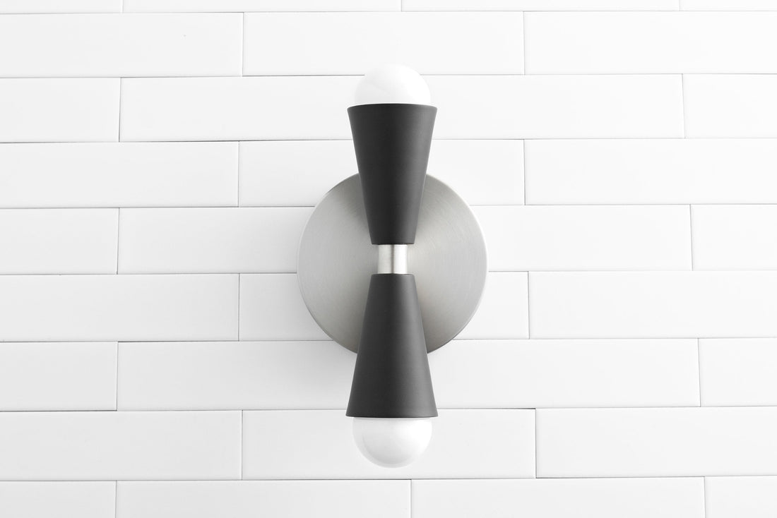 Pyralis Cone Modern Tapered Wall Light – Minimalist Design for Bathroom or Bedroom