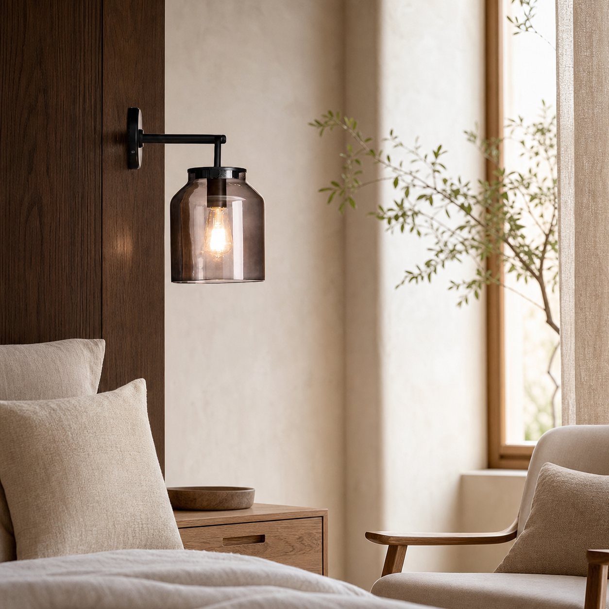 Hanton Minimalist Outdoor Wall Light - Matte Metal Industrial Sconce for Modern Spaces