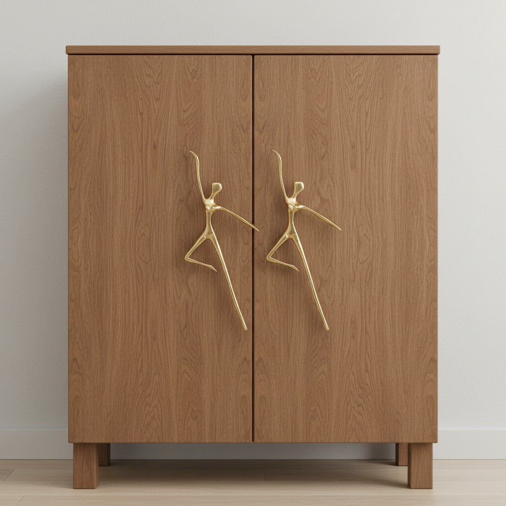 Verlitho Artful Minimalist Cabinet Handle Pull - Closet Doors Handle