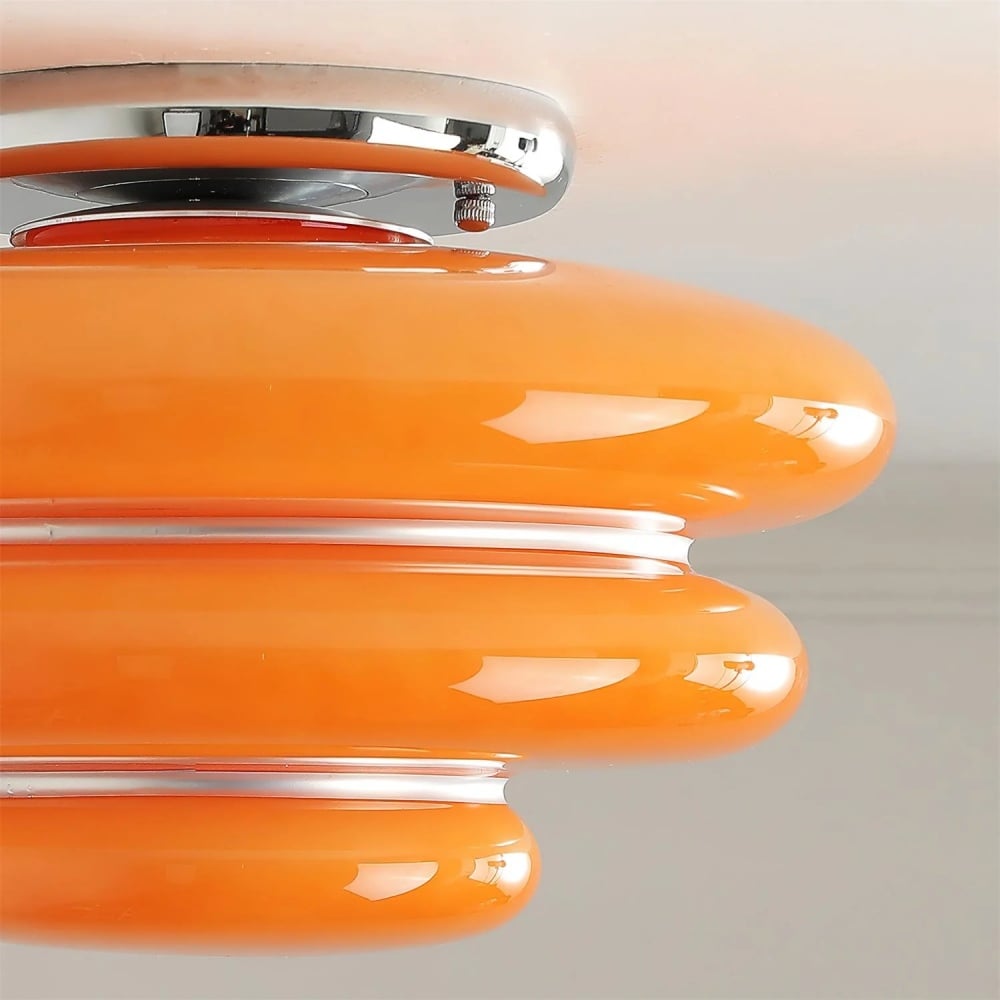 Cirren Layered Ceiling Light - Artistic Circular Silhouette Ceiling Fixture for Dining Area