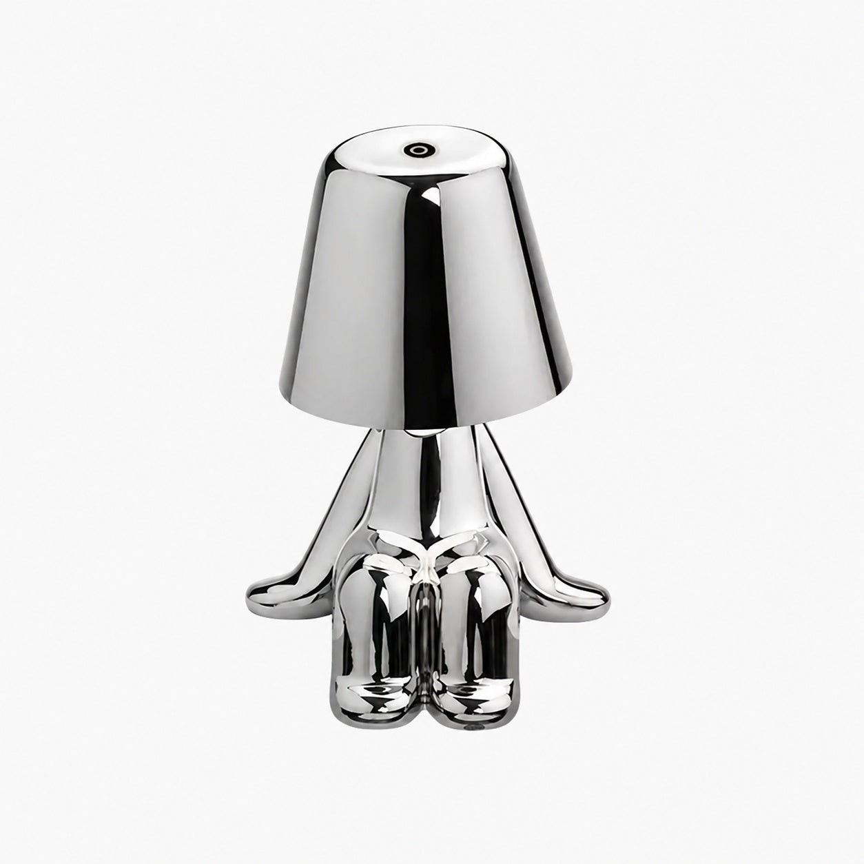 Aurabrova Rechargeable Human Figure Table Lamp – Modern Aluminium Lamp for Living Room
