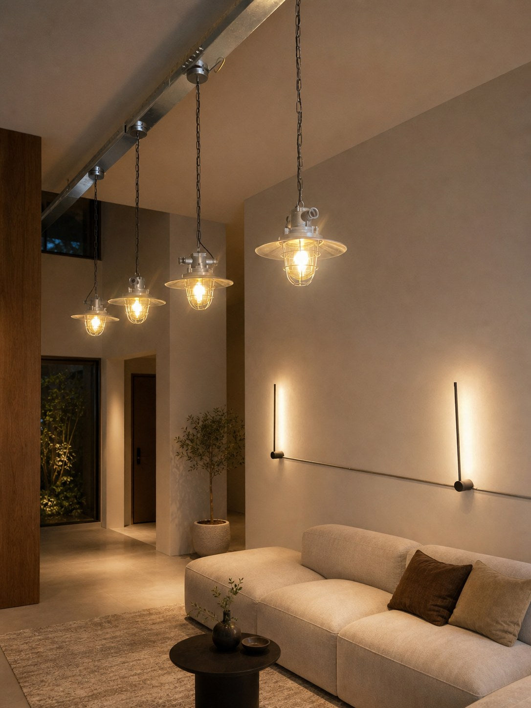 Bulkhead Cage Pendant Light