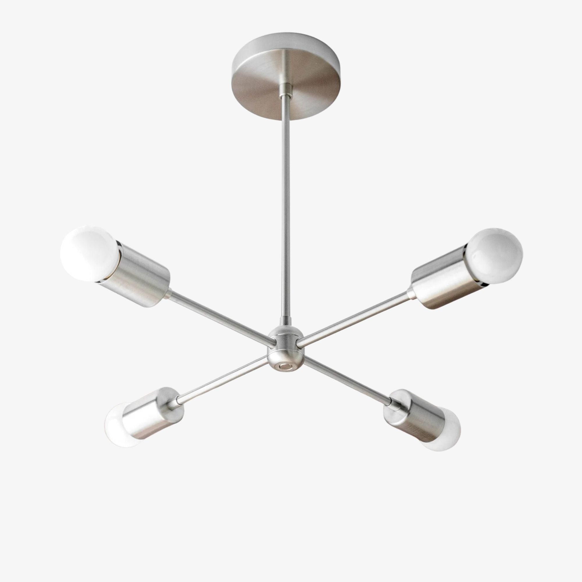 Lumen Radial-Arm Geometric Lamp – Modern Ceiling Lighting for Foyer or Office