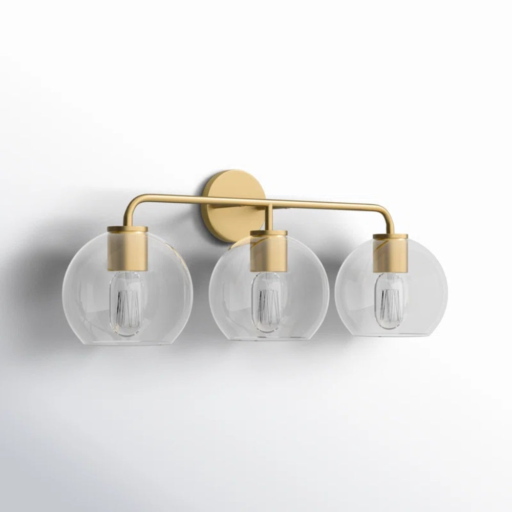 Bubble 3 Light Vanity Light - Glass Globe Shades Bathroom Wall Light