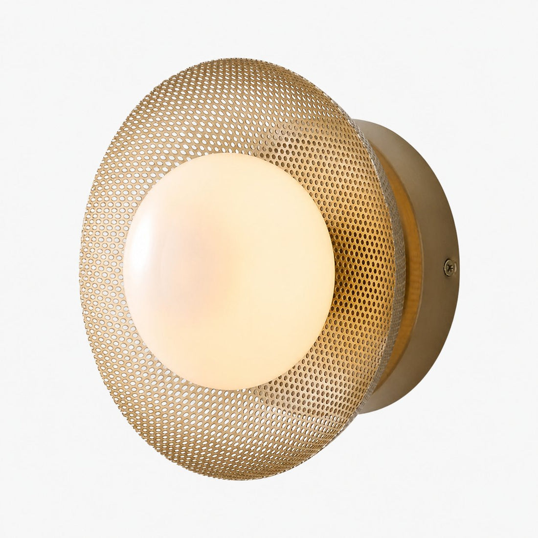 Elorina Sconce Wall Light - Textured Metal or Glass Shade